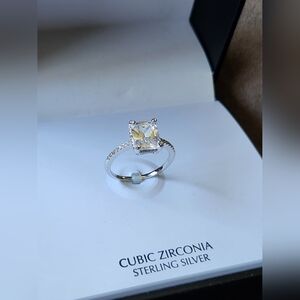 Giani Bernini Sterling Silver Ring Cubic Zirconia Size 7 NWT